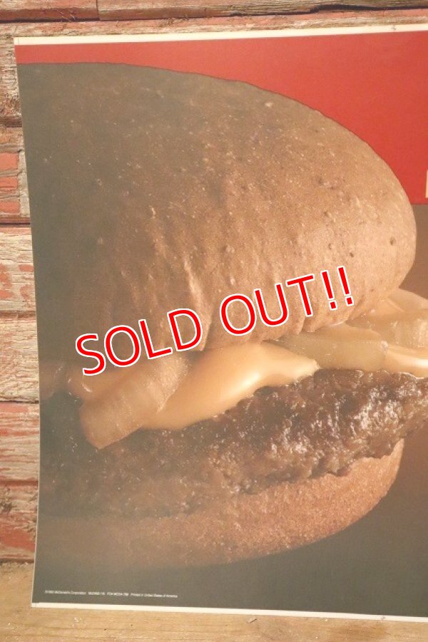 画像2: dp-230901-45 McDonald's / 1992 Translite "Cheddar Melt"