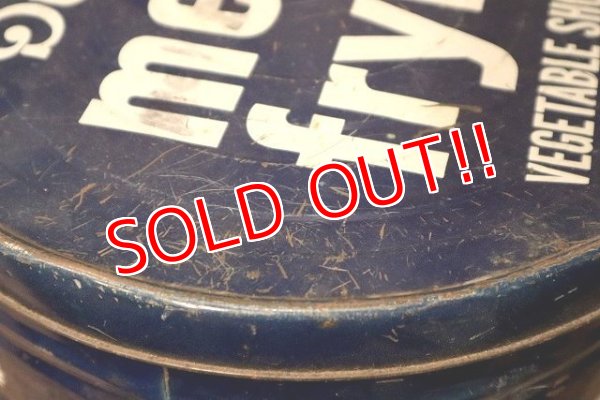 画像8: dp-231001-30 Durkee melbo flying VEGETABLE SHORTENINIG Can