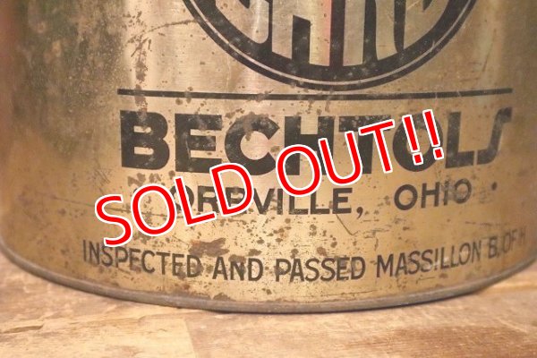 画像3: dp-231001-31 BECHTOLS PURE LARD 1940's-1950's Can 