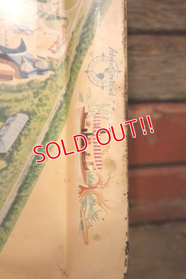 画像7: ct-231001-42 Disneyland / 1995 Park Map Tin Tray