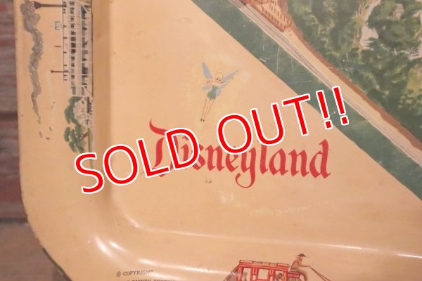 画像2: ct-231001-42 Disneyland / 1995 Park Map Tin Tray