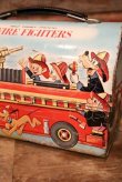 画像4: ct-231001-05 Walt Disney Character / ALADDIN 1969 FIRE FIGHTERS Metal Lunch Box