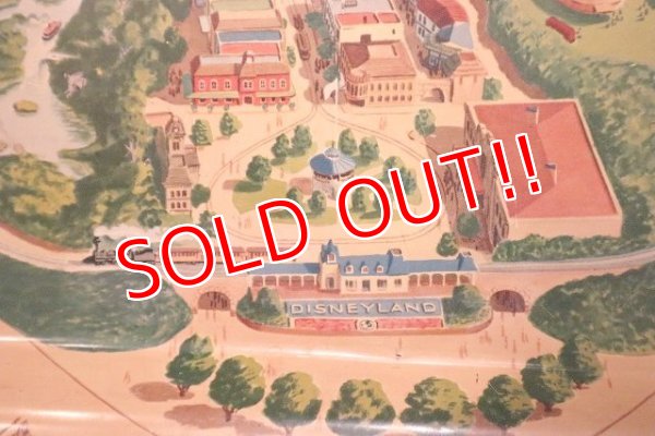 画像3: ct-231001-42 Disneyland / 1995 Park Map Tin Tray