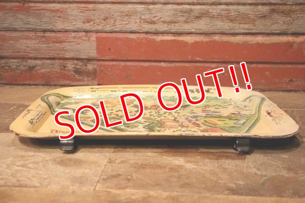 画像14: ct-231001-42 Disneyland / 1995 Park Map Tin Tray