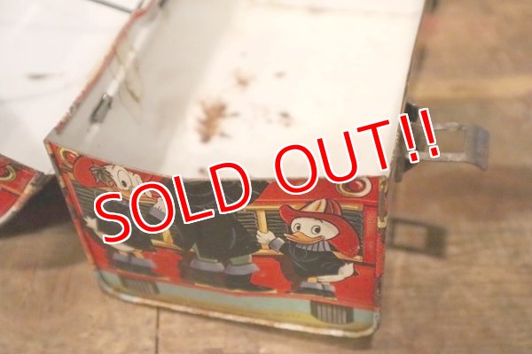 画像12: ct-231001-05 Walt Disney Character / ALADDIN 1969 FIRE FIGHTERS Metal Lunch Box