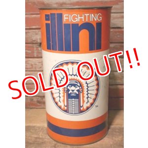 画像: dp-231001-12 The University of Illinois The Fighting Illini Trash Can