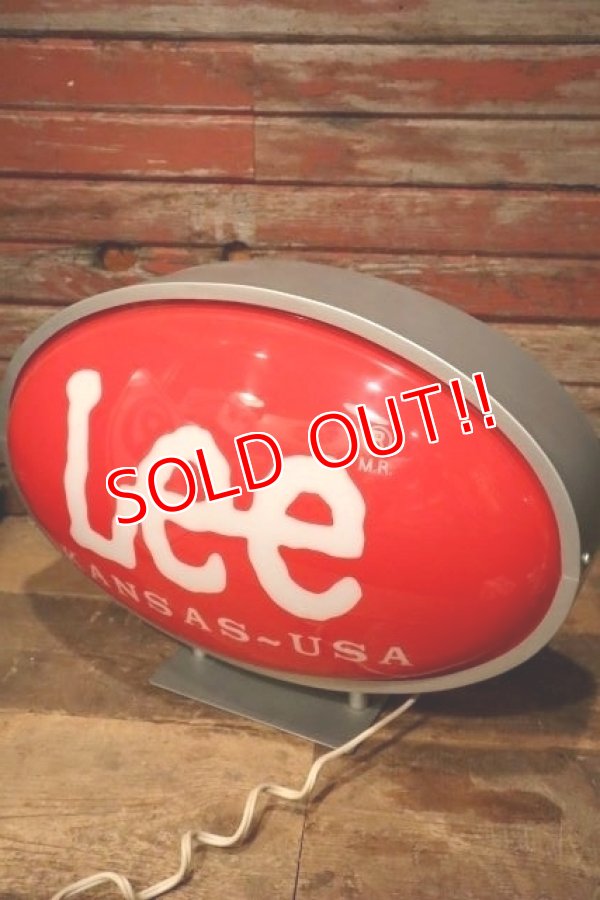 画像5: dp-230901-134 Lee / 1990's Store Display Lighted Sign