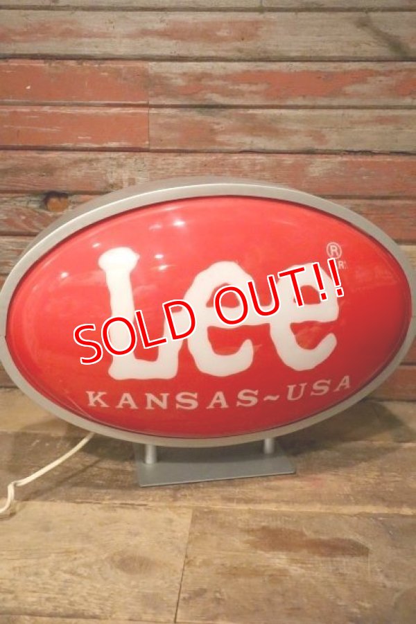 画像4: dp-230901-134 Lee / 1990's Store Display Lighted Sign