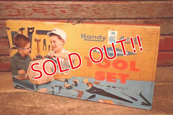 画像1: dp-231001-20 BLUE DIAMOND / 1950's Handy Andy TOOL SET