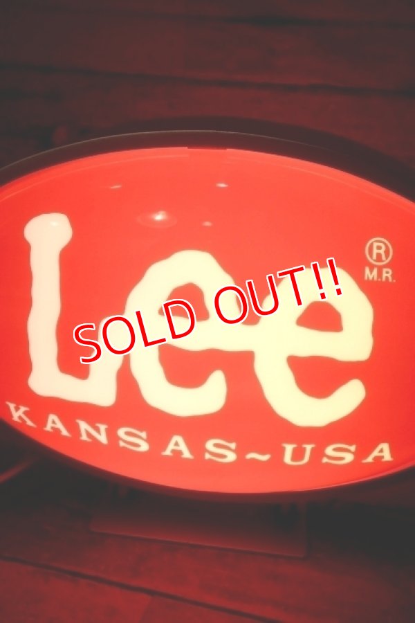 画像2: dp-230901-134 Lee / 1990's Store Display Lighted Sign