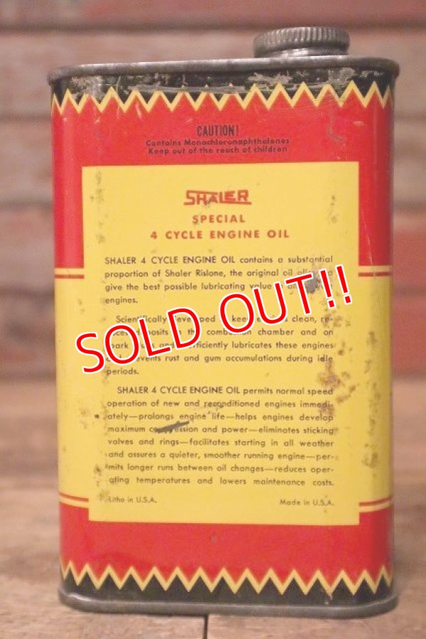 画像5: dp-230901-99 SHALER RISLONE / 4 CYCLE ENGINE OIL 16 FL.OZ Can