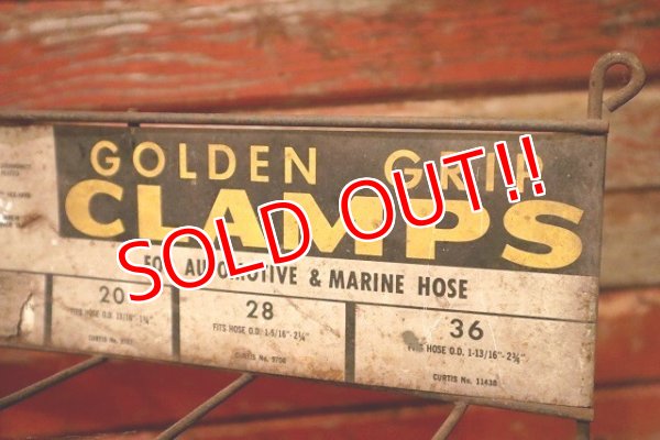 画像3: dp-230901-27 GOLDEN GRIP CLAMPS / Vintage Hook Display