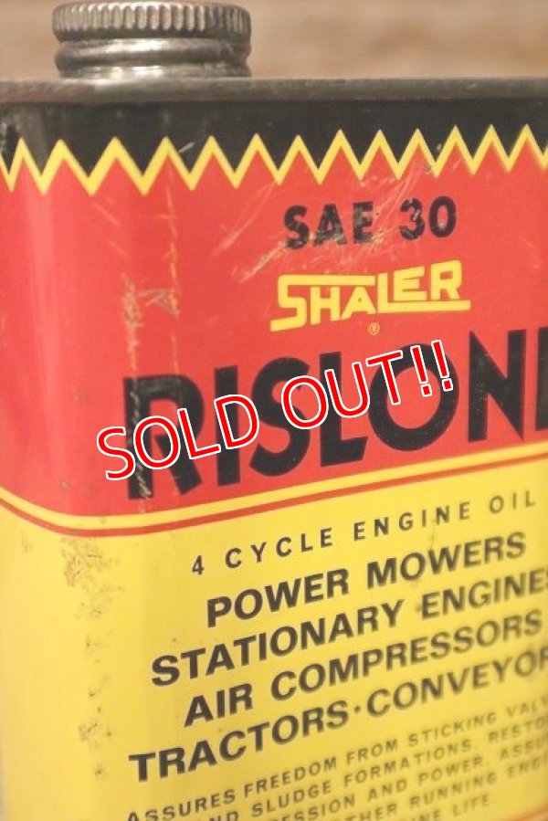 画像2: dp-230901-99 SHALER RISLONE / 4 CYCLE ENGINE OIL 16 FL.OZ Can