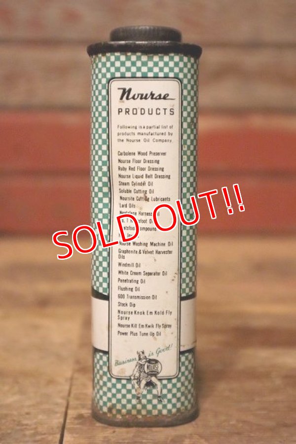 画像5: dp-230901-76 NOURSE OIL Co, / 1940's One U.S. Half Pint Can