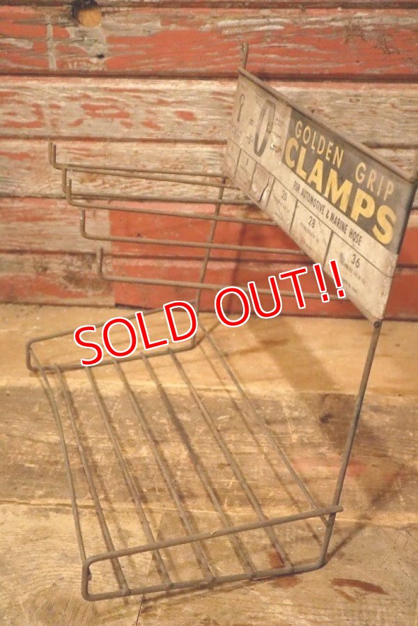 画像6: dp-230901-27 GOLDEN GRIP CLAMPS / Vintage Hook Display