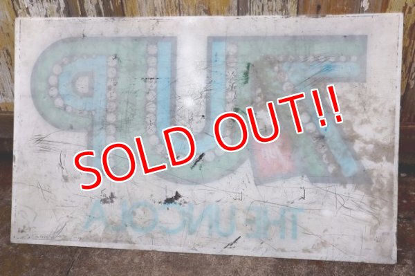 画像10: dp-231001-03 7up / 1970's-1980's Plastic Sign