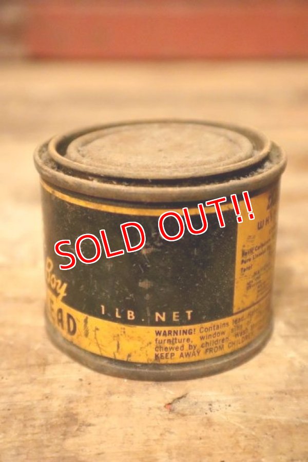 画像4: dp-231012-41 Dutch Boy / 1960's WHITE LEAD Can
