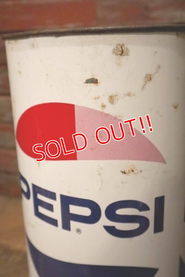 画像6: dp-231001-11 PEPSI COLA / 1960's-1970's Trash Can