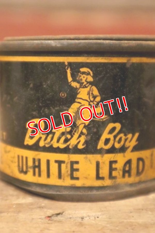 画像2: dp-231012-41 Dutch Boy / 1960's WHITE LEAD Can