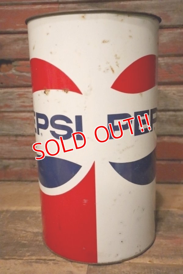 画像7: dp-231001-11 PEPSI COLA / 1960's-1970's Trash Can