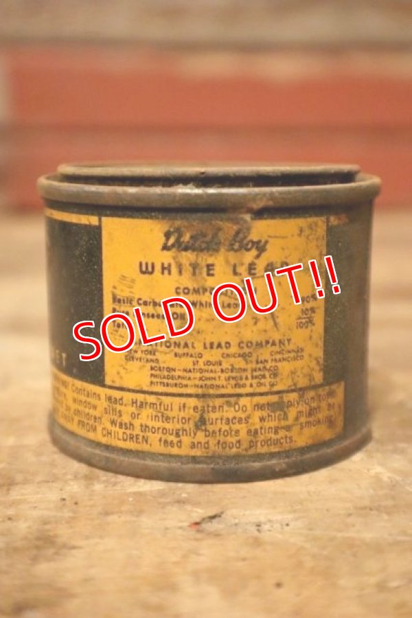 画像3: dp-231012-41 Dutch Boy / 1960's WHITE LEAD Can