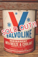 画像: dp-231012-50 VALVOLINE / 1960's-1970's PERMANENT ANTI-FREEZE & COOLANT ONE U.S.GALLON CAN