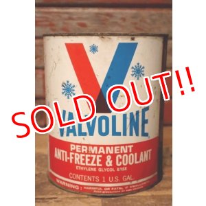 画像: dp-231012-50 VALVOLINE / 1960's-1970's PERMANENT ANTI-FREEZE & COOLANT ONE U.S.GALLON CAN