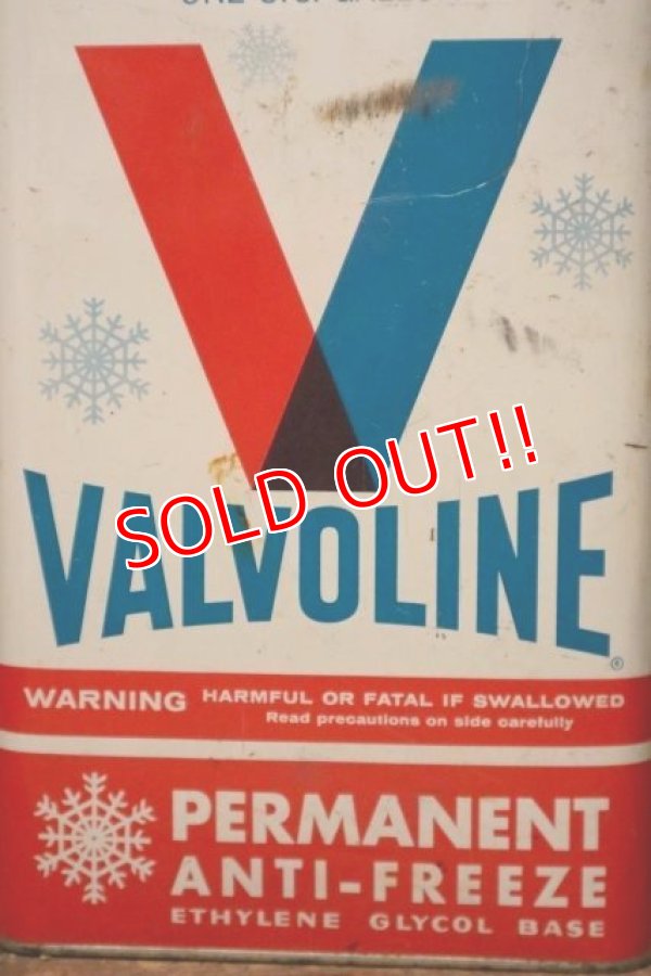 画像2: dp-231012-49 VALVOLINE / 1960's-1970's PERMANENT ANTI-FREEZE ONE U.S.GALLON CAN