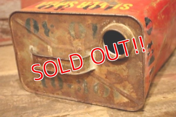 画像6: dp-231012-61 SILVER SHELL / 1950's TWO U.S.GALLONS MOTOR OIL CAN
