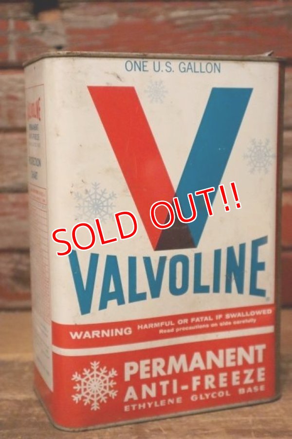 画像3: dp-231012-49 VALVOLINE / 1960's-1970's PERMANENT ANTI-FREEZE ONE U.S.GALLON CAN