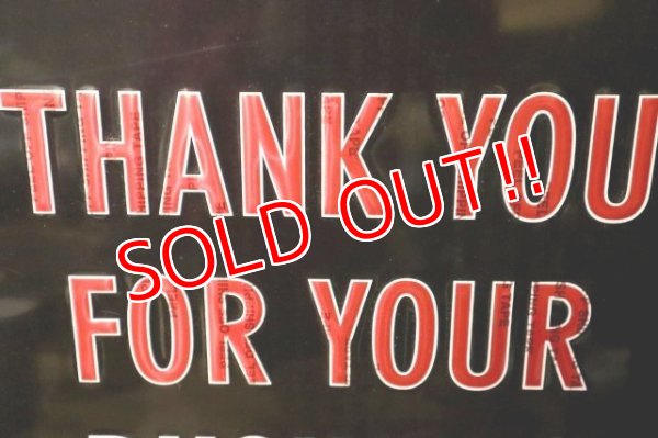 画像3: dp-231012-22 Kendall MOTOR OIL / 1980's Metal Sign "THANK YOU FOR YOUR BUSINESS"