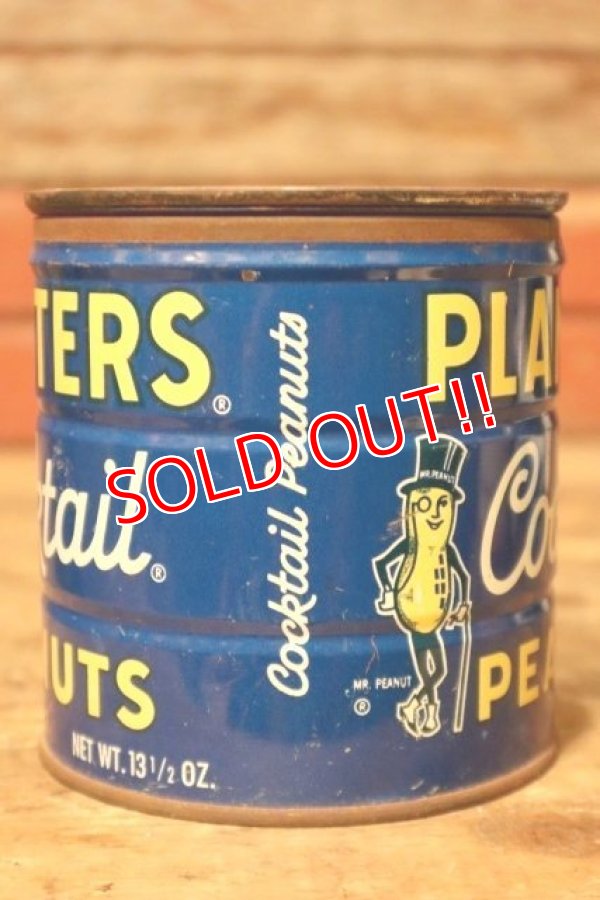 画像4: dp-231016-05 PLANTERS / MR.PEANUT 1960's Cocktail PEANUTS CAN