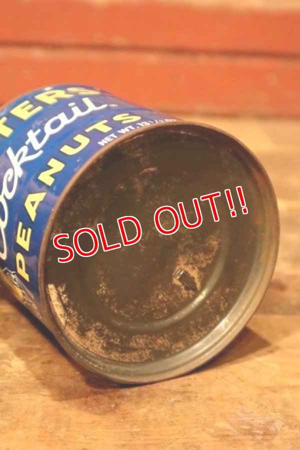 画像9: dp-231016-05 PLANTERS / MR.PEANUT 1960's Cocktail PEANUTS CAN