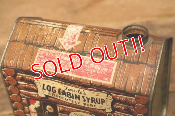 画像7: dp-231016-85 Towle's LOG CABIN SYRUP / Vintage Tin Can