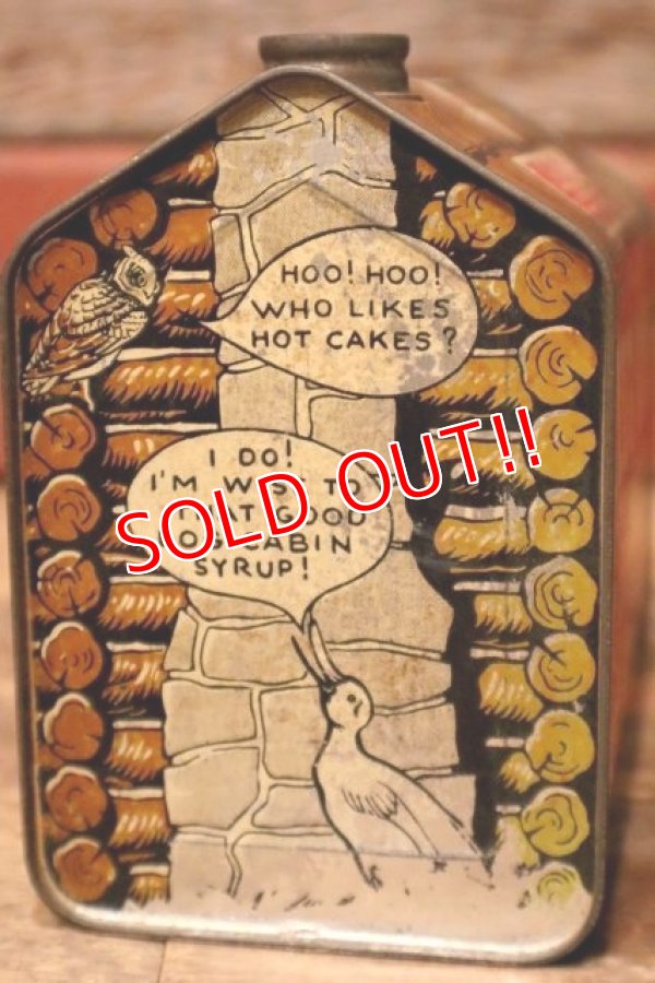 画像5: dp-231016-85 Towle's LOG CABIN SYRUP / Vintage Tin Can