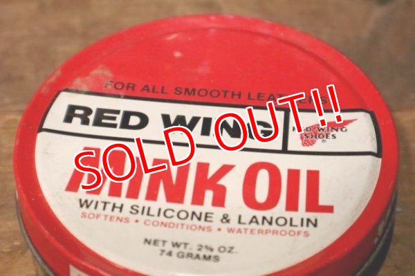 画像2: dp-231012-85 RED WING MINK OIL / Vintage Tin Can