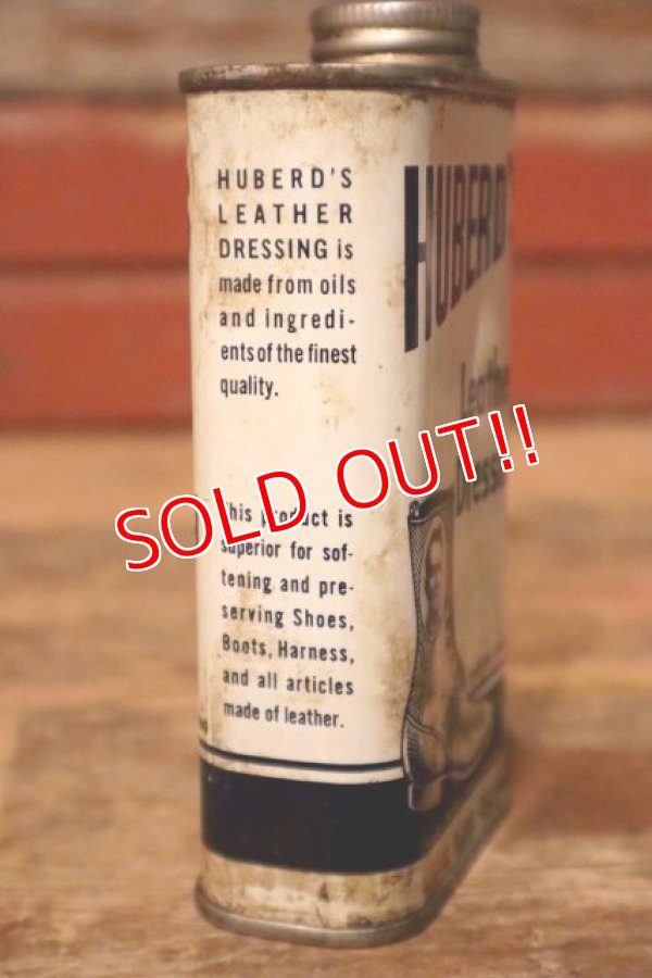 画像4: dp-231012-94 HUBERD'S / mid 1960's Leather Dressing Can