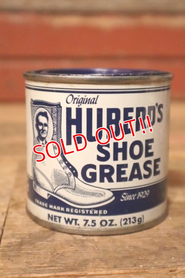 画像1: dp-231012-99 HUBERD'S / mid 1960's SHOE GREASE CAN