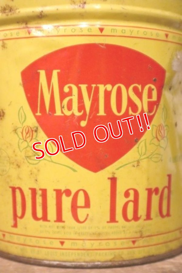 画像2: dp-231016-08 Mayrose Pure Lard / Vintage Tin Can