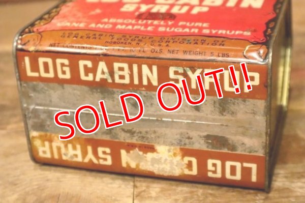 画像10: dp-231016-85 Towle's LOG CABIN SYRUP / Vintage Tin Can