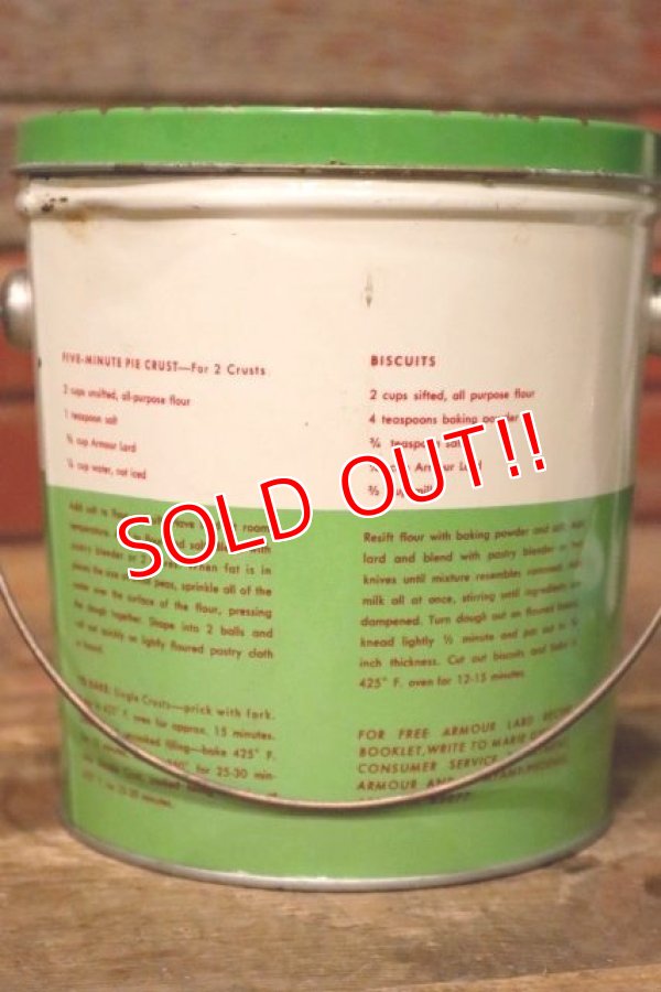 画像5: dp-231016-06 ARMOUR PURE LARD / Vintage Tin Can