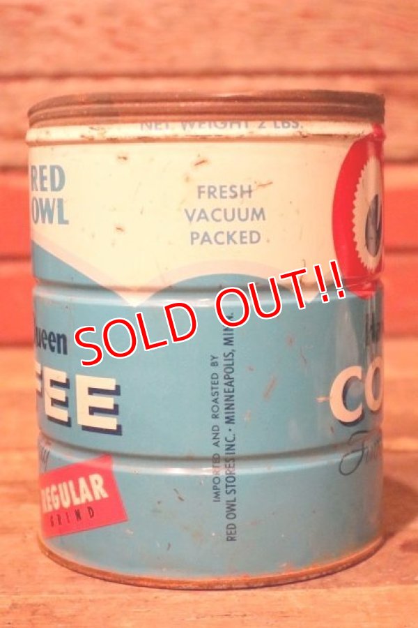 画像5: dp-231016-16 RED OWL Harvest Queen COFFEE / Vintage Tin Can