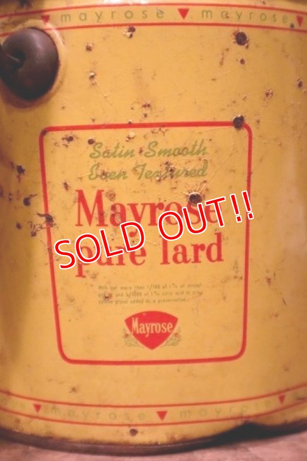 画像5: dp-231016-08 Mayrose Pure Lard / Vintage Tin Can