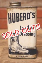 画像: dp-231012-94 HUBERD'S / mid 1960's Leather Dressing Can
