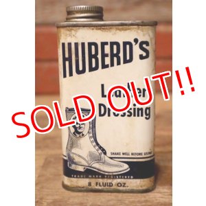 画像: dp-231012-94 HUBERD'S / mid 1960's Leather Dressing Can