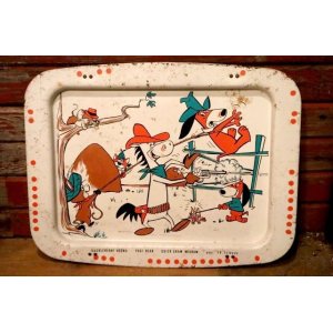 画像: ct-231012-02 Hanna-Barbera Characters / 1960's Tin Holding Kid's Table