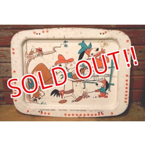 画像: ct-231012-02 Hanna-Barbera Characters / 1960's Tin Holding Kid's Table