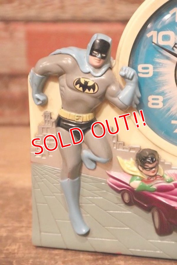 画像2: ct-231001-43 BATMAN & ROBIN / Janex Corp. 1974 Talking Clock