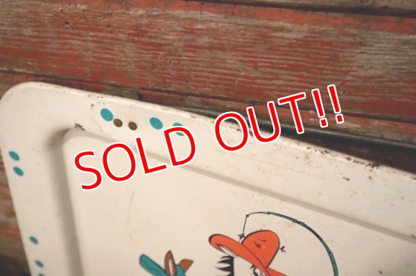 画像8: ct-231012-01 Hanna-Barbera Characters / 1960's Tin Holding Kid's Table