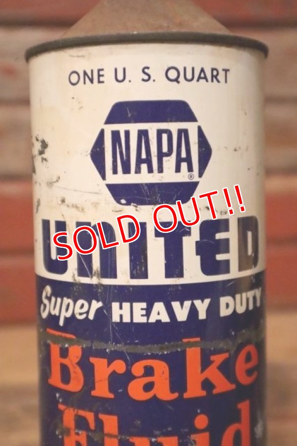 画像2: dp-231012-39 NAPA UNITED Super HEAVY DUTY Brake Fluid ONE U.S. QUART CAN